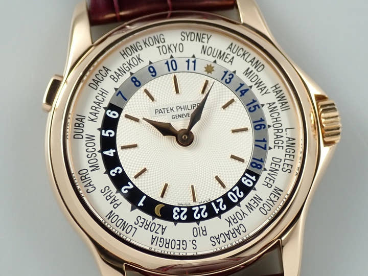 パテックフィリップ コンプリケーション ワールドタイム Ref.5110R-001 ローズゴールド シルバー文字盤