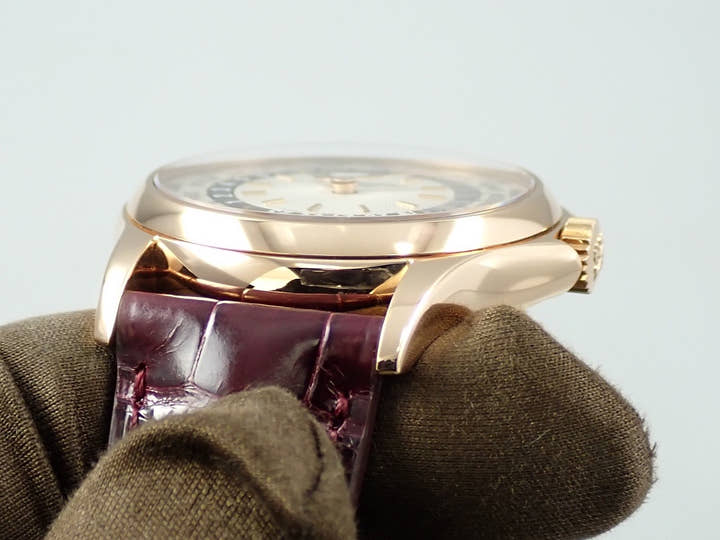 パテックフィリップ コンプリケーション ワールドタイム Ref.5110R-001 ローズゴールド シルバー文字盤