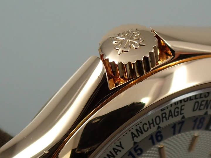 パテックフィリップ コンプリケーション ワールドタイム Ref.5110R-001 ローズゴールド シルバー文字盤
