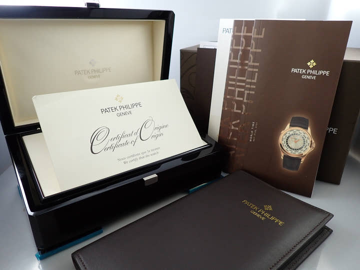 パテックフィリップ コンプリケーション ワールドタイム Ref.5130G-001 ホワイトゴールド シルバー文字盤