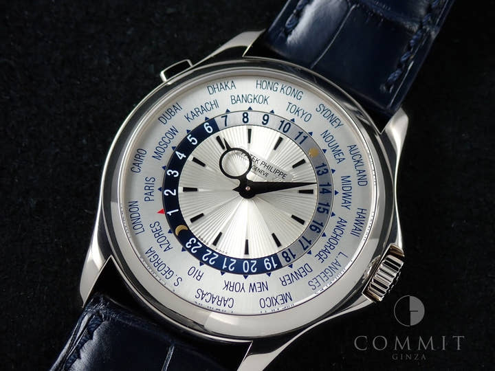 パテックフィリップ コンプリケーション ワールドタイム Ref.5130G-001 ホワイトゴールド シルバー文字盤