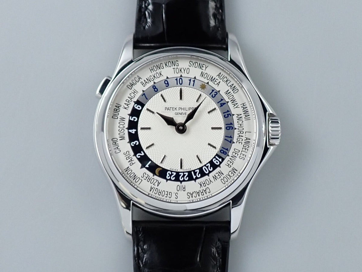 パテックフィリップ コンプリケーション ワールドタイム Ref.5110G-001 ホワイトゴールド シルバー文字盤