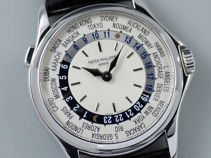 パテックフィリップ コンプリケーション ワールドタイム Ref.5110G-001 ホワイトゴールド シルバー文字盤