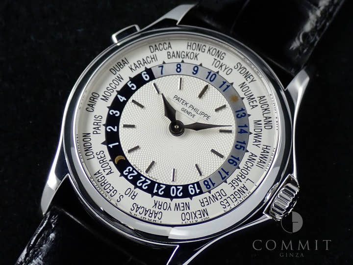パテックフィリップ コンプリケーション ワールドタイム Ref.5110G-001 ホワイトゴールド シルバー文字盤