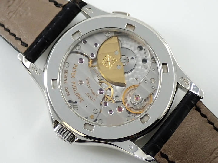 パテックフィリップ コンプリケーション ワールドタイム Ref.5110P-001 プラチナ ブルー文字盤