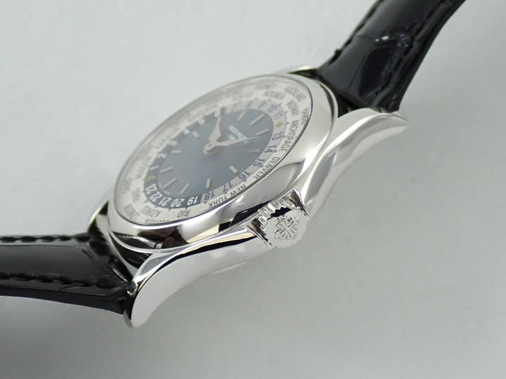 パテックフィリップ コンプリケーション ワールドタイム Ref.5110P-001 プラチナ ブルー文字盤