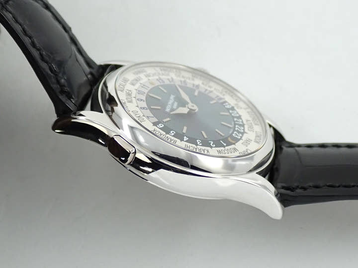 パテックフィリップ コンプリケーション ワールドタイム Ref.5110P-001 プラチナ ブルー文字盤