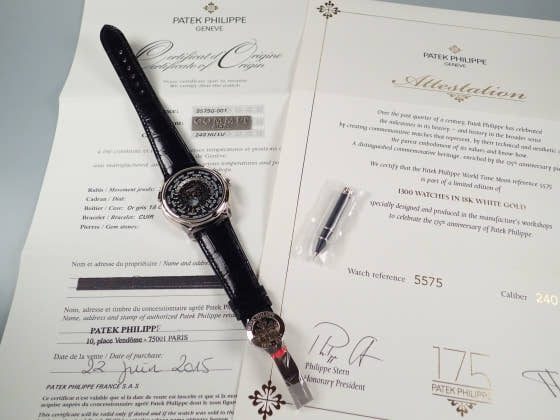 Patek Philippe World Time Ref.5575G Black Dial Unused worldtime-3