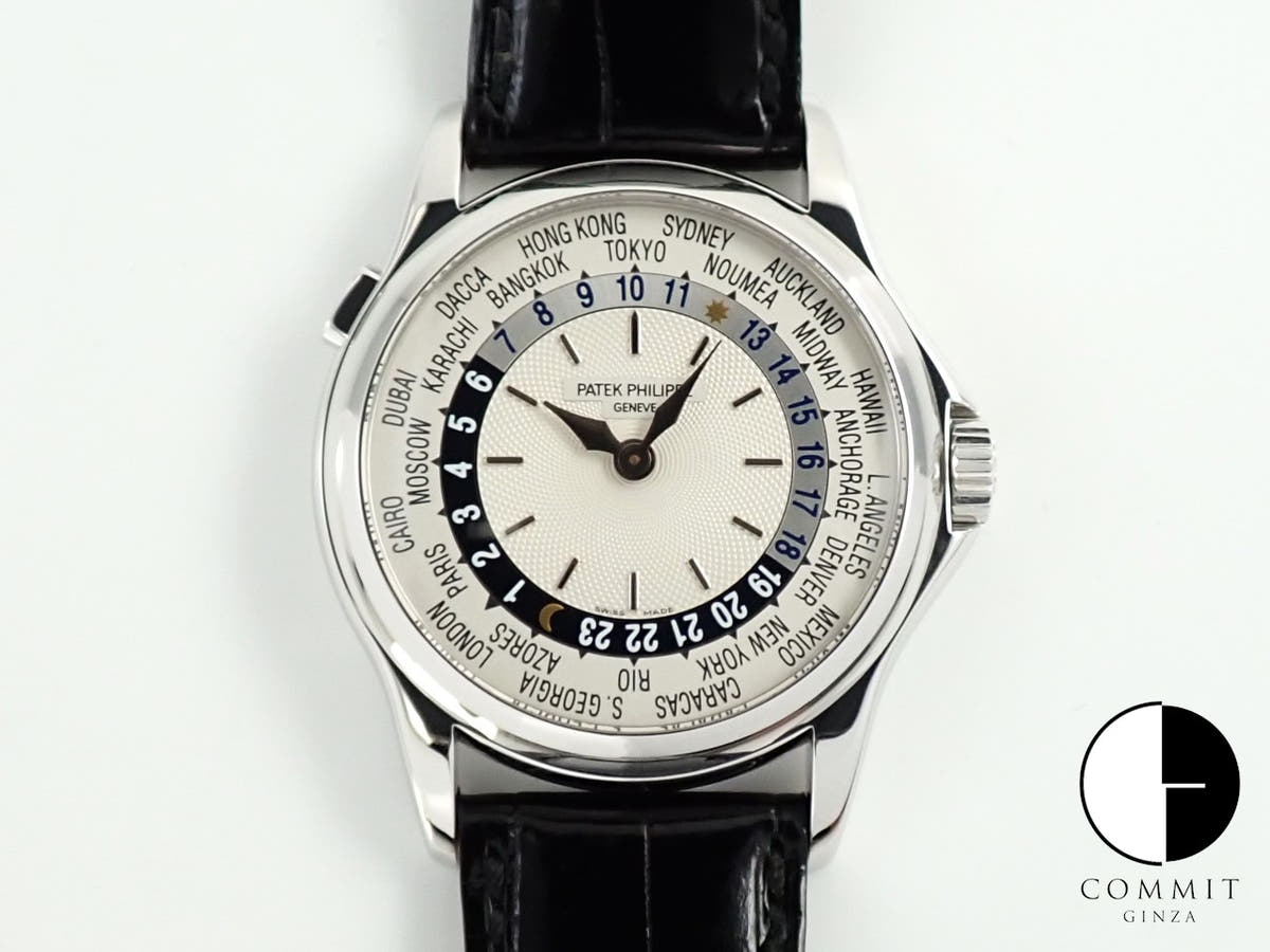 パテックフィリップ コンプリケーション ワールドタイム Ref.5110G-001 ホワイトゴールド シルバー文字盤