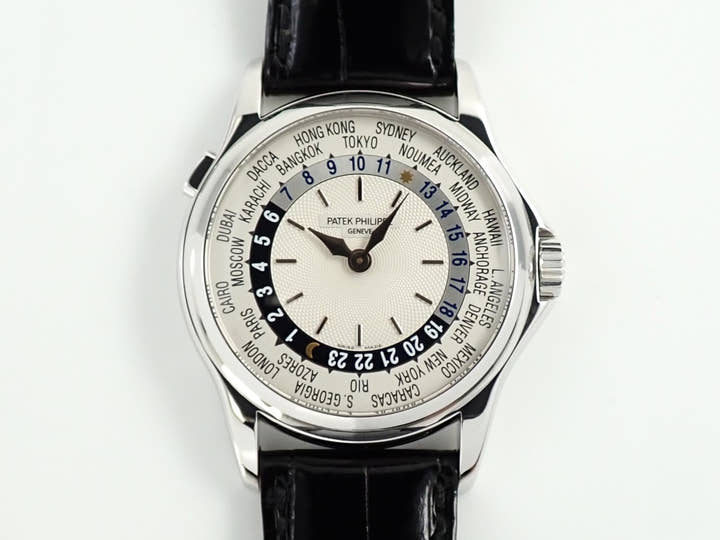 パテックフィリップ コンプリケーション ワールドタイム Ref.5110G-001 ホワイトゴールド シルバー文字盤