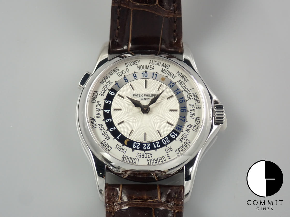 パテックフィリップ コンプリケーション ワールドタイム Ref.5110G-001 ホワイトゴールド シルバー文字盤
