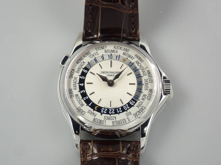 パテックフィリップ コンプリケーション ワールドタイム Ref.5110G-001 ホワイトゴールド シルバー文字盤