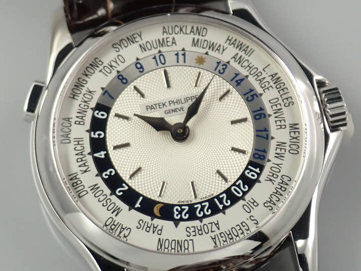 パテックフィリップ コンプリケーション ワールドタイム Ref.5110G-001 ホワイトゴールド シルバー文字盤