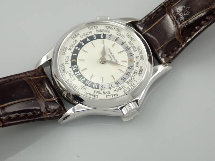 パテックフィリップ コンプリケーション ワールドタイム Ref.5110G-001 ホワイトゴールド シルバー文字盤