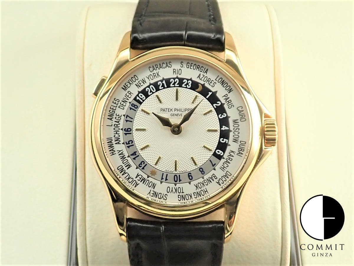 パテックフィリップ コンプリケーション ワールドタイム Ref.5110J-001 イエローゴールド シルバー文字盤