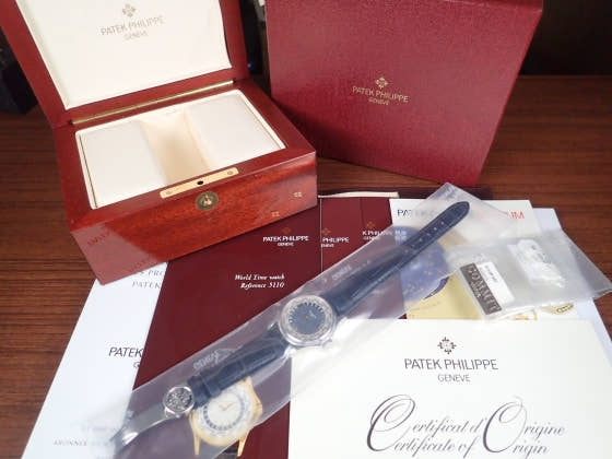 Patek Philippe World Time Ref.5110P Silver/Blue Dial Used worldtime-4