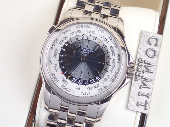 パテックフィリップ ワールドタイム Ref.5130/1G シルバー/グレー文字盤 中古 worldtime-7