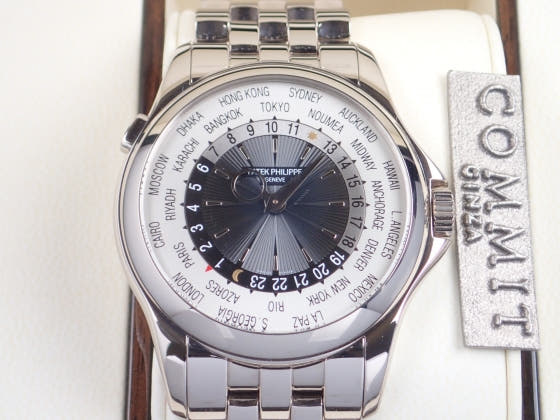 Patek Philippe World Time Ref.5130/1G Silver/Grey Dial Used worldtime-7