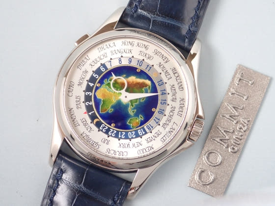 Patek Philippe World Time Ref.5131G Cloisonné enamel dial Unused worldtime-8