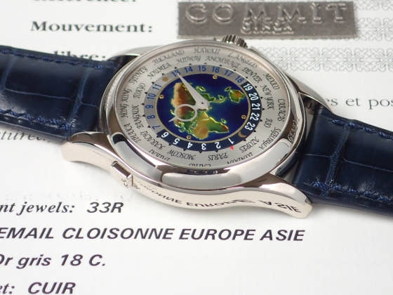 Patek Philippe World Time Ref.5131G Cloisonné enamel dial Unused worldtime-8