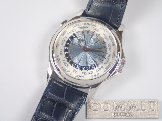Patek Philippe World Time Ref.5130P Blue Sunset Dial Used World Time
