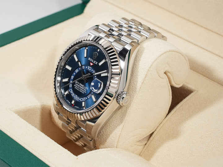 ロレックス スカイドゥエラー Ref.336934 ステンレススチール/ホワイトゴールド ブルー文字盤 ジュビリーブレスレット 未使用 ws4rwrz8