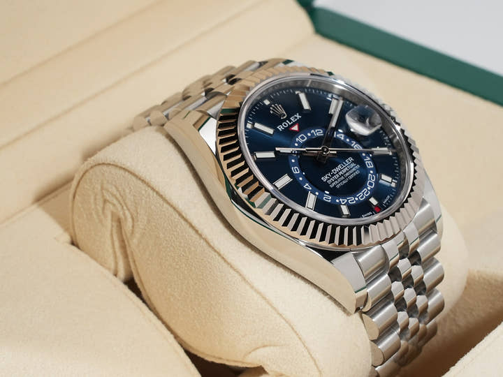 ロレックス スカイドゥエラー Ref.336934 ステンレススチール/ホワイトゴールド ブルー文字盤 ジュビリーブレスレット 未使用 ws4rwrz8