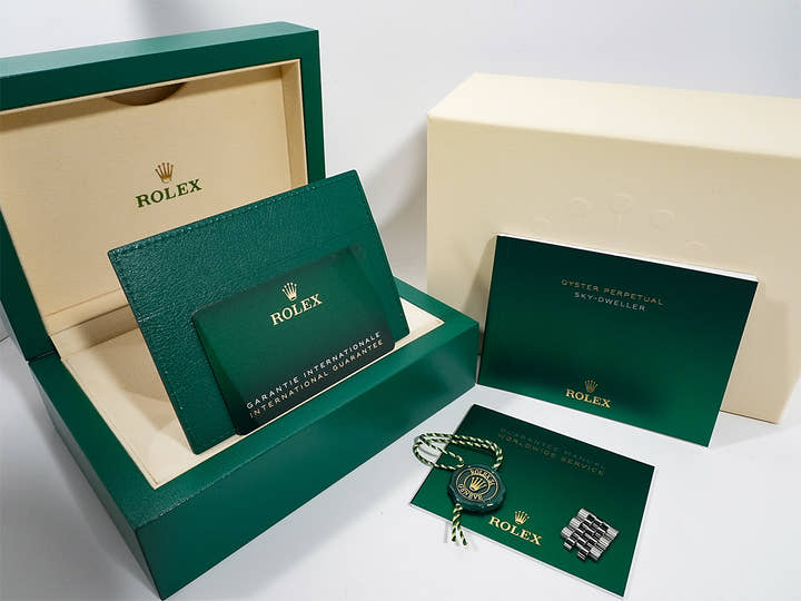 ロレックス スカイドゥエラー Ref.336934 ステンレススチール/ホワイトゴールド ブルー文字盤 ジュビリーブレスレット 未使用 ws4rwrz8