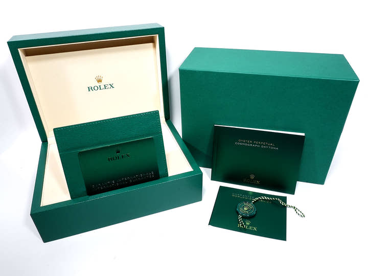 ROLEX Daytona Ref. 126518LN Yellow Gold Turquoise Blue Dial Unused xh8whcvt