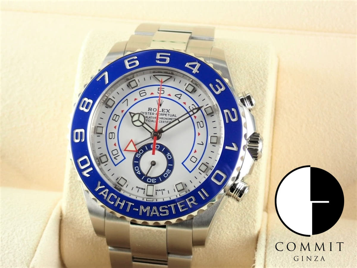 Rolex Yacht-Master II Ref.116680 White Dial Used yacht-master-114