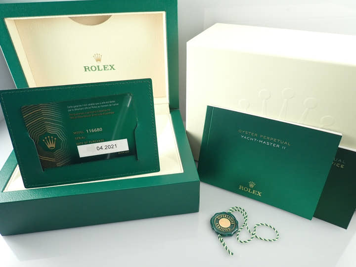 Rolex Yacht-Master II Ref.116680 White Dial Unused yacht-master-140