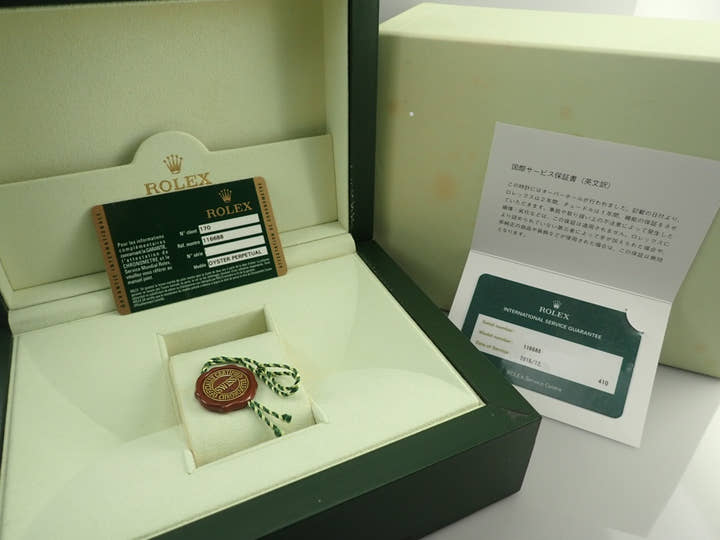 ロレックス ヨットマスターII Ref.116688 イエローゴールド ホワイト文字盤