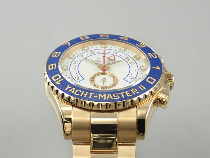 ロレックス ヨットマスターII Ref.116688 イエローゴールド ホワイト文字盤