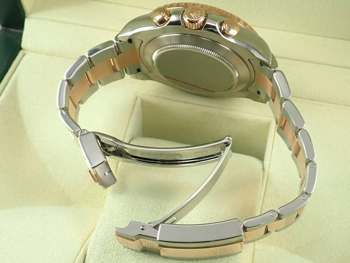 ロレックス ヨットマスターII Ref.116681 ステンレススチール/エバーローズゴールド ホワイト文字盤