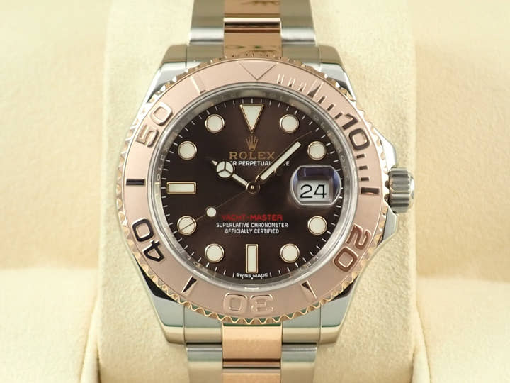 ロレックス ヨットマスター40 Ref.116621 ステンレススチール/エバーローズゴールド チョコレート文字盤