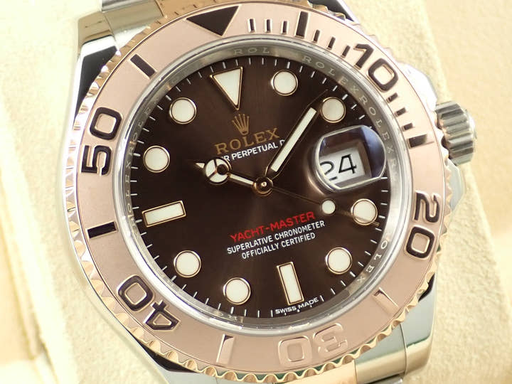 ロレックス ヨットマスター40 Ref.116621 ステンレススチール/エバーローズゴールド チョコレート文字盤
