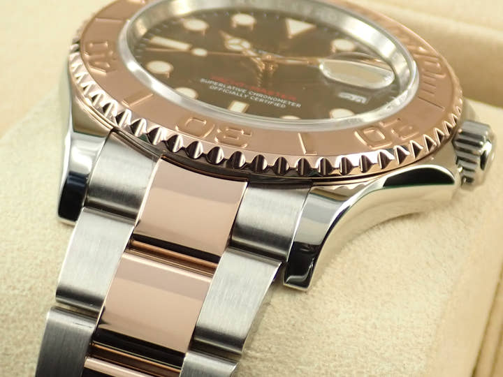 ロレックス ヨットマスター40 Ref.116621 ステンレススチール/エバーローズゴールド チョコレート文字盤