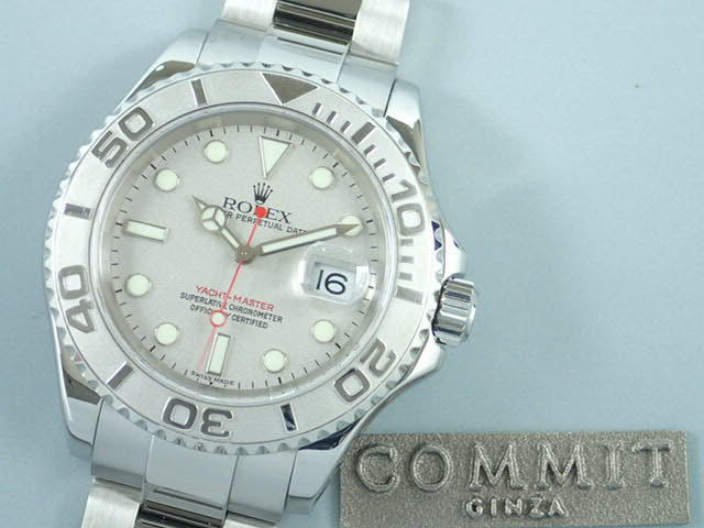 ロレックス ヨットマスター Ref.16622 シルバー文字盤 中古 yacht-master-17