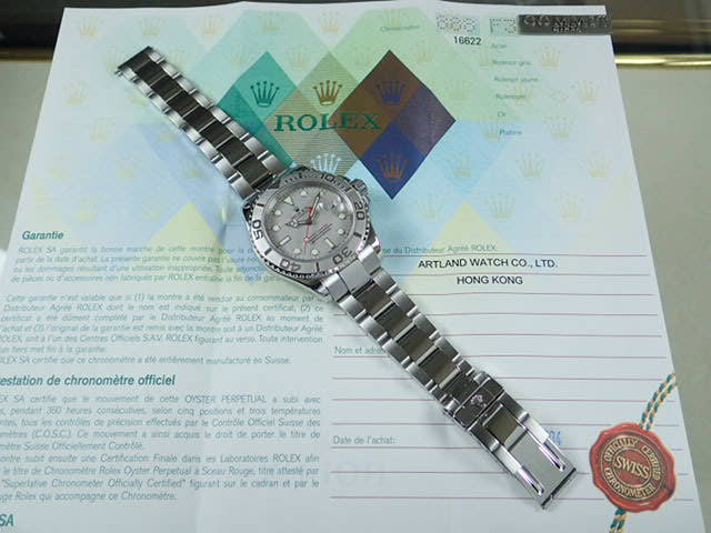 ロレックス ヨットマスター Ref.16622 シルバー文字盤 中古 yacht-master-17