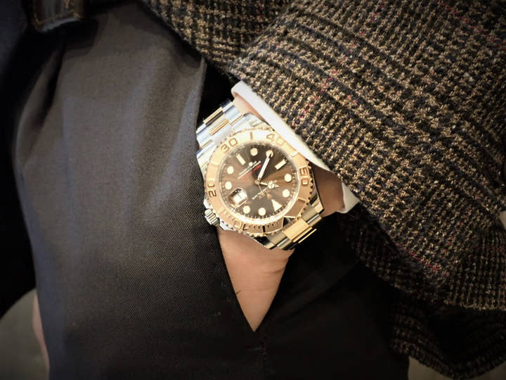 ロレックス ヨットマスター40 Ref.126621 ステンレススチール/エバーローズゴールド チョコレート文字盤