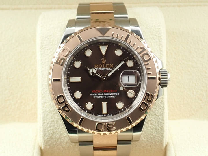 ロレックス ヨットマスター40 Ref.126621 ステンレススチール/エバーローズゴールド チョコレート文字盤