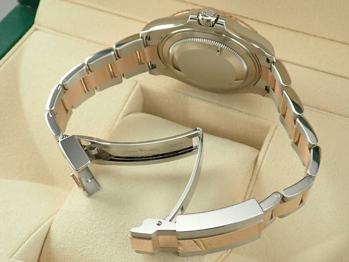 ロレックス ヨットマスター37 Ref.268621 ステンレススチール/エバーローズゴールド チョコレート文字盤