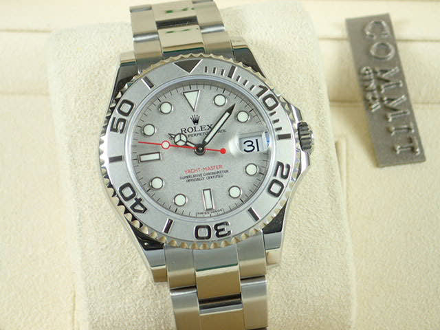 ロレックス ヨットマスター Ref.168622 シルバー文字盤 未使用 yacht-master-19