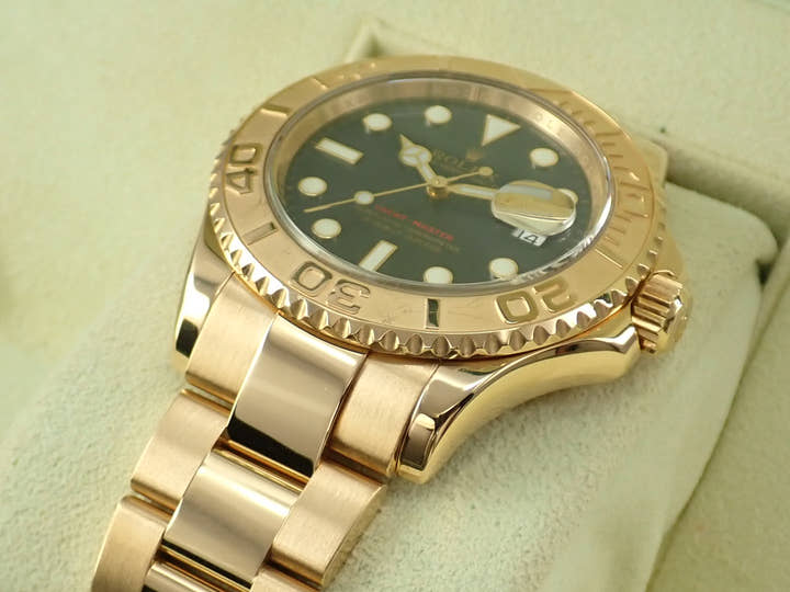 ロレックス ヨットマスター40 Ref.16628 イエローゴールド ブルー文字盤