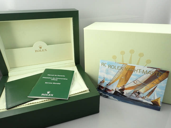 ロレックス ヨットマスター40 Ref.16628 イエローゴールド ブルー文字盤