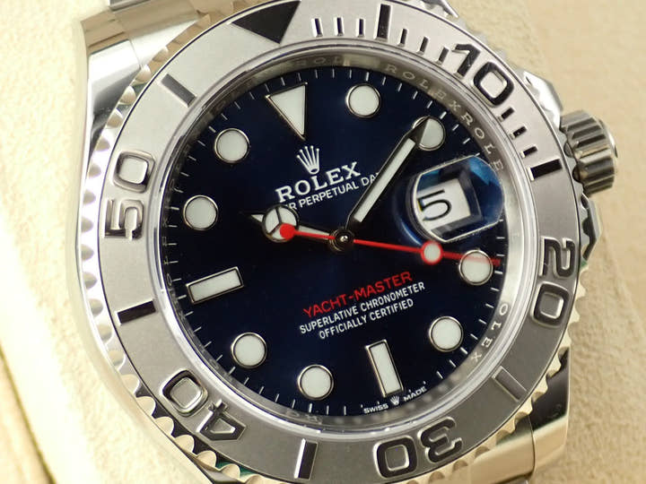 ロレックス ヨットマスター40 Ref.126622 ステンレススチール/プラチナ ブライトブルー文字盤