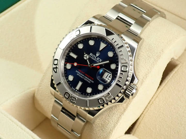 ロレックス ヨットマスター40 Ref.126622 ステンレススチール/プラチナ ブライトブルー文字盤