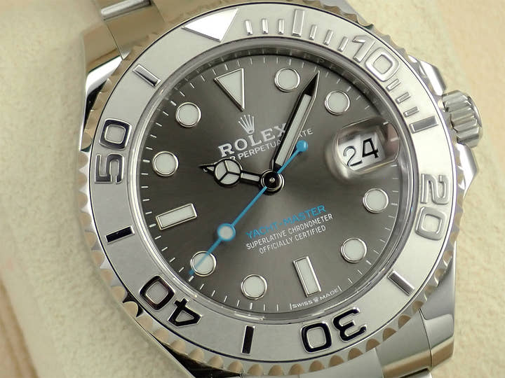 ロレックス ヨットマスター37 Ref.268622 ステンレススチール/プラチナ スレート文字盤