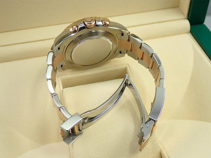 ロレックス ヨットマスターII Ref.116681 ステンレススチール/エバーローズゴールド ホワイト文字盤