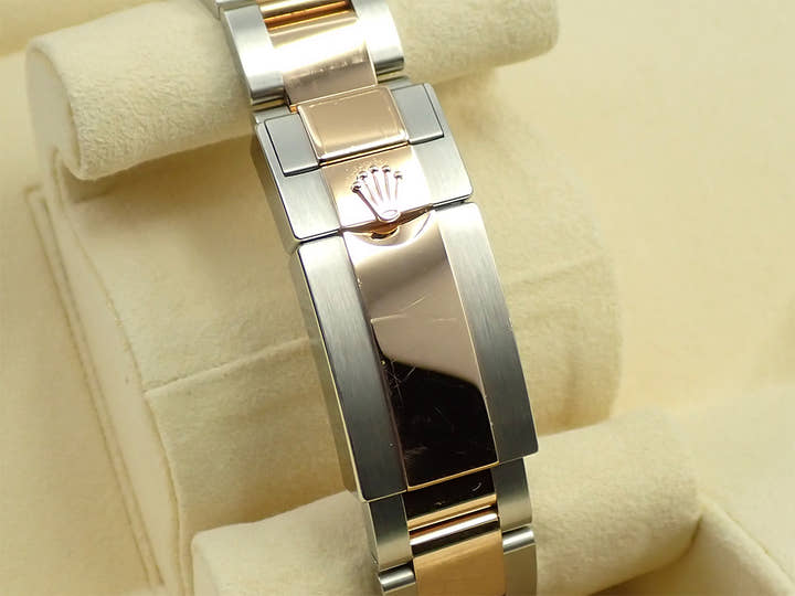 ロレックス ヨットマスターII Ref.116681 ステンレススチール/エバーローズゴールド ホワイト文字盤